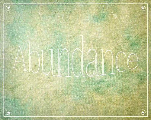 Abundance